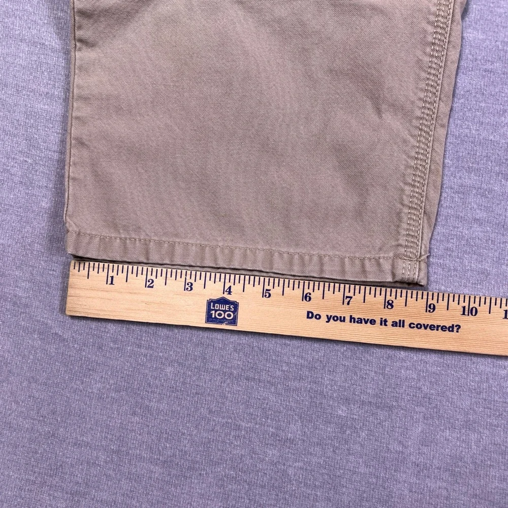 The North Face Straight Fit Mid Rise‎ Chino Pants Mens 40 Short Tan Cotton Nylon